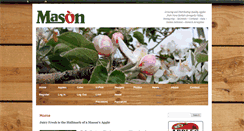 Desktop Screenshot of masonapples.com