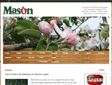 Tablet Screenshot of masonapples.com